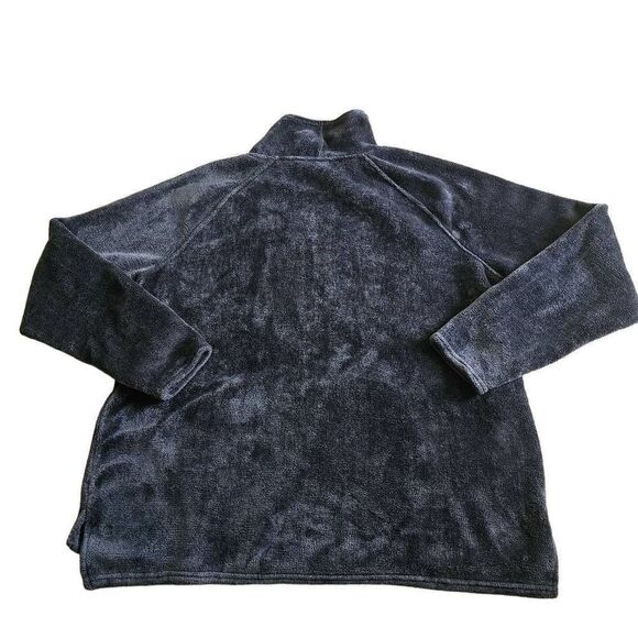 Champion womens Sz XXL gray sweater fleece cowl neck pockets soft - Picture 2 of 8